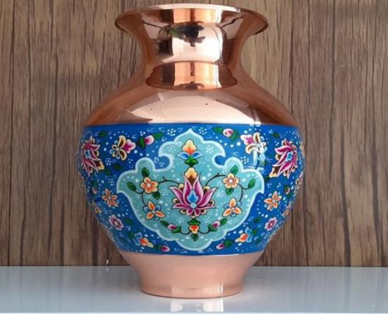 مشخصات خمره مسی میناکاری
